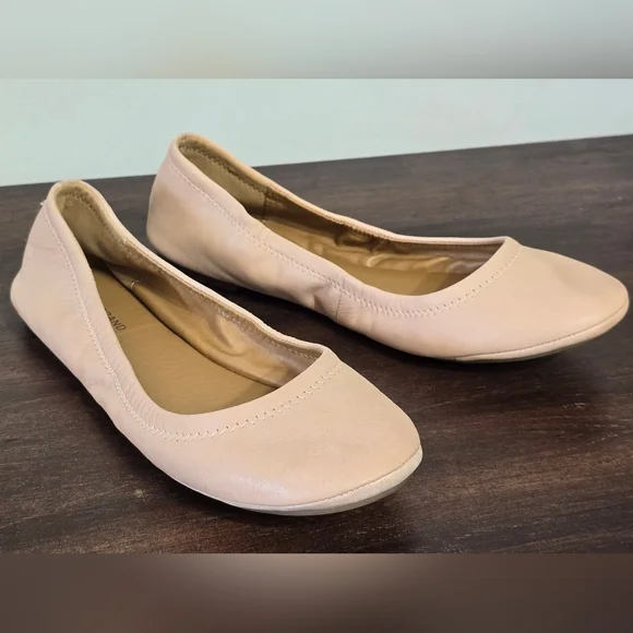 Lucky Brand Women's Emmie Pale Beige Ballet Flat Size 8.5M - Picture 4 of 12